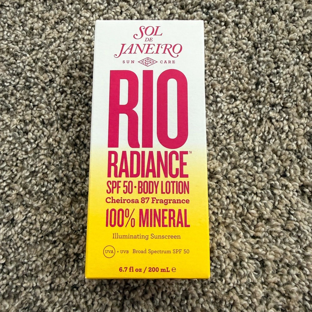 NEW Sol de Janeiro Rio Radiance SPF 50 sunscreen
